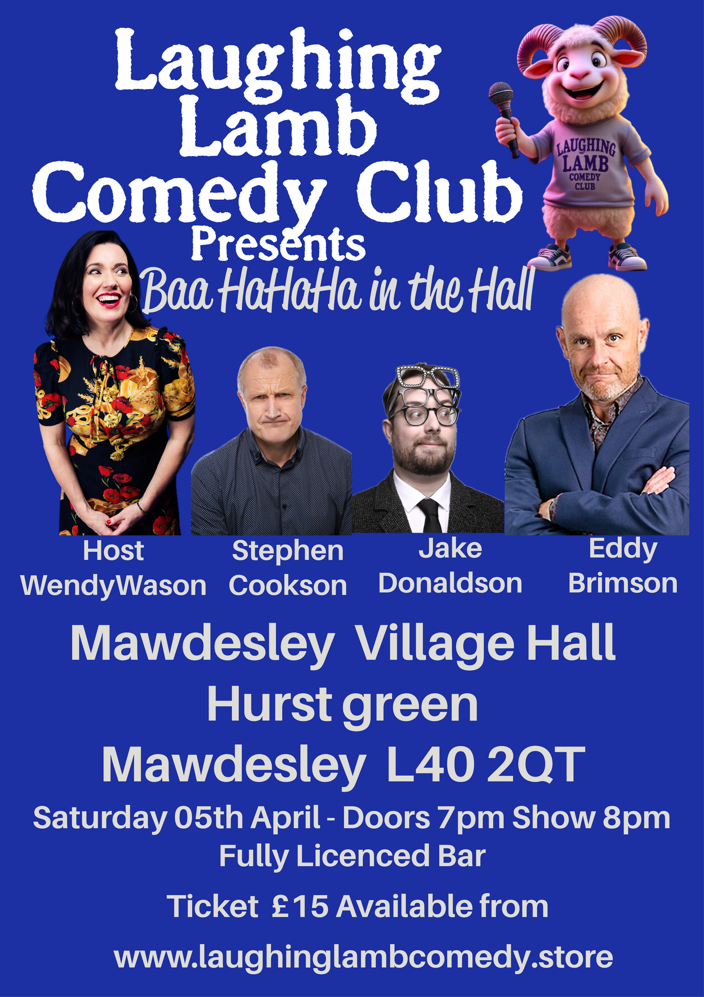 Laughing Lamb Comedy @ Mawdesley Village Hall